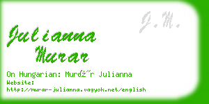 julianna murar business card